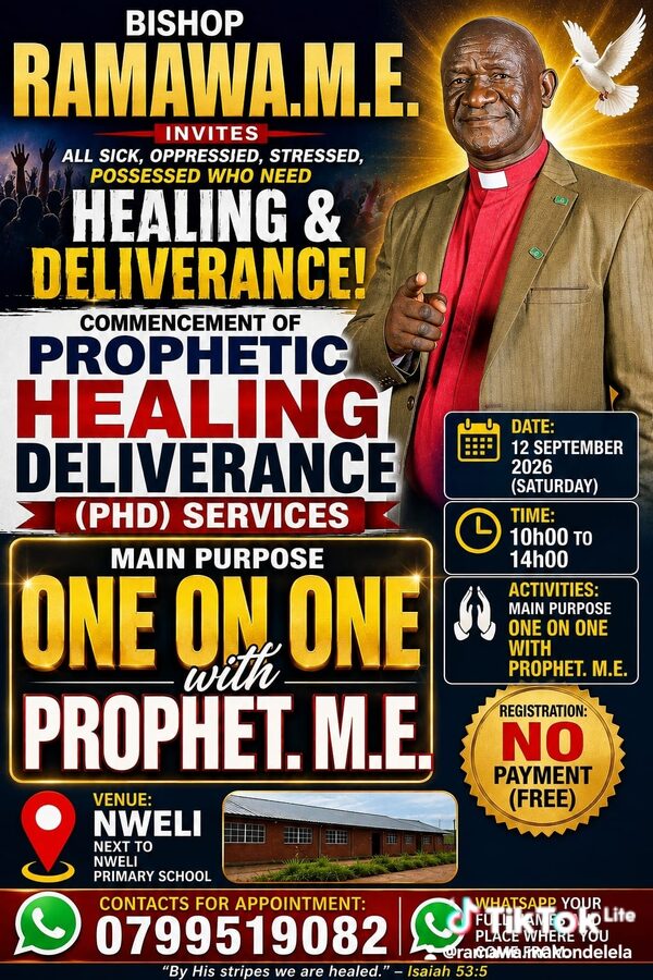 Prophetic Healing and Deliverance poster