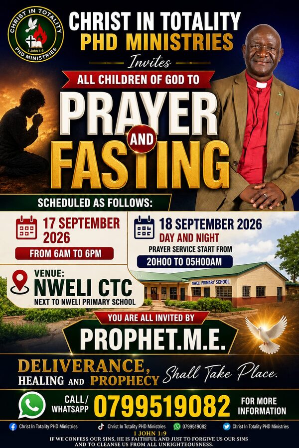 Prayer and Fasting poster